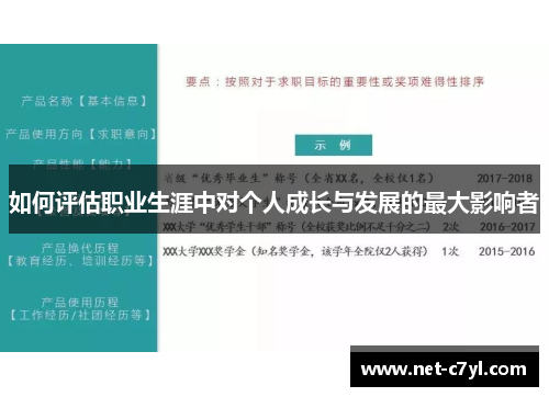 如何评估职业生涯中对个人成长与发展的最大影响者